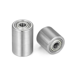 Double Bearing Roller Conveyor Wheel Sand Belt Machine Driven Wheel/Non Powered Drum Iron Wheel/Flat Belt Idler Wheel OD 12-30