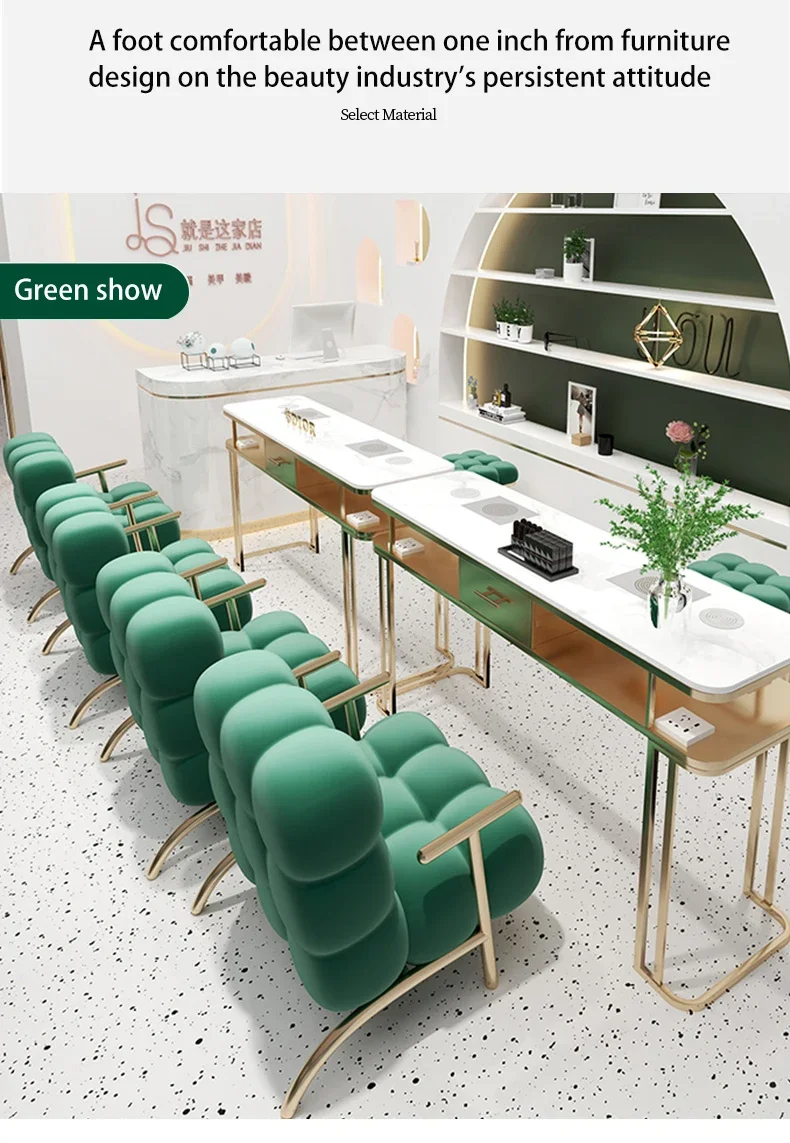 High End For Sale Retail Nail Table Manicure Table Can Be Customized Color Size For Nail Shop