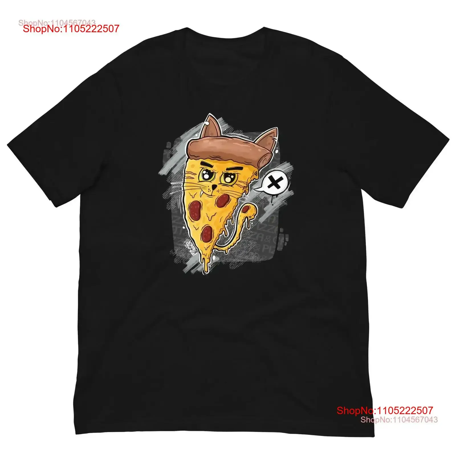 

Cat Pizza Slice T shirt lovers Cuts Deisgn vintage Washed Stretched homme designer clothes Soft Unisex Casual Versatile