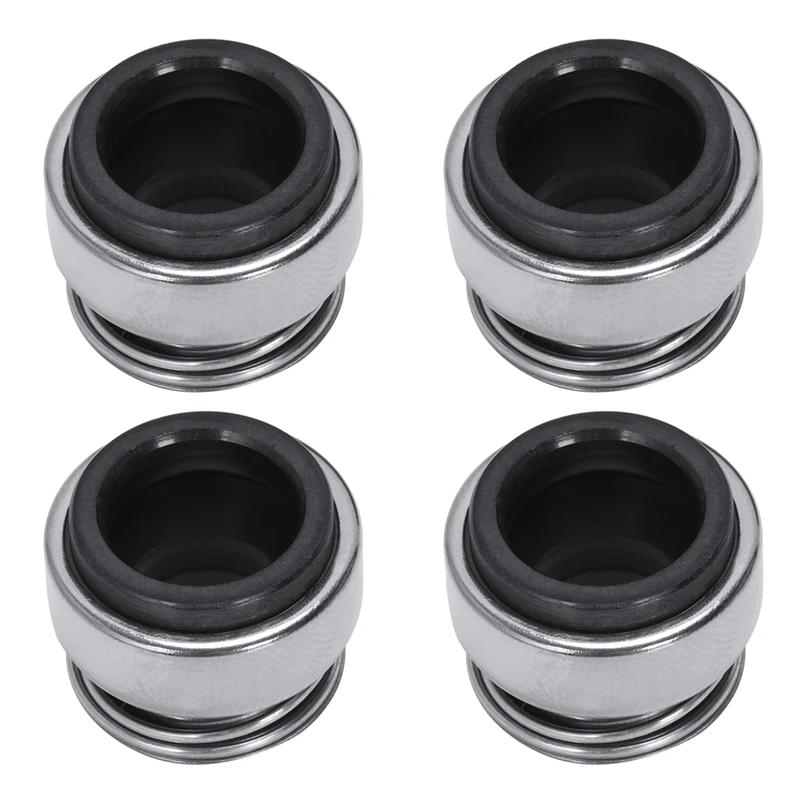 4X 12Mm Coiled Spring Rubber Bellow Pump Mechanical Seal 301-12