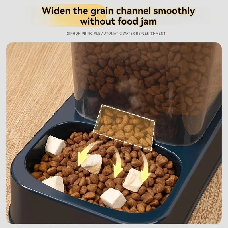 Battery-Free Automatic Pet Feeder Bowl with Water Dispenser - product detail 9