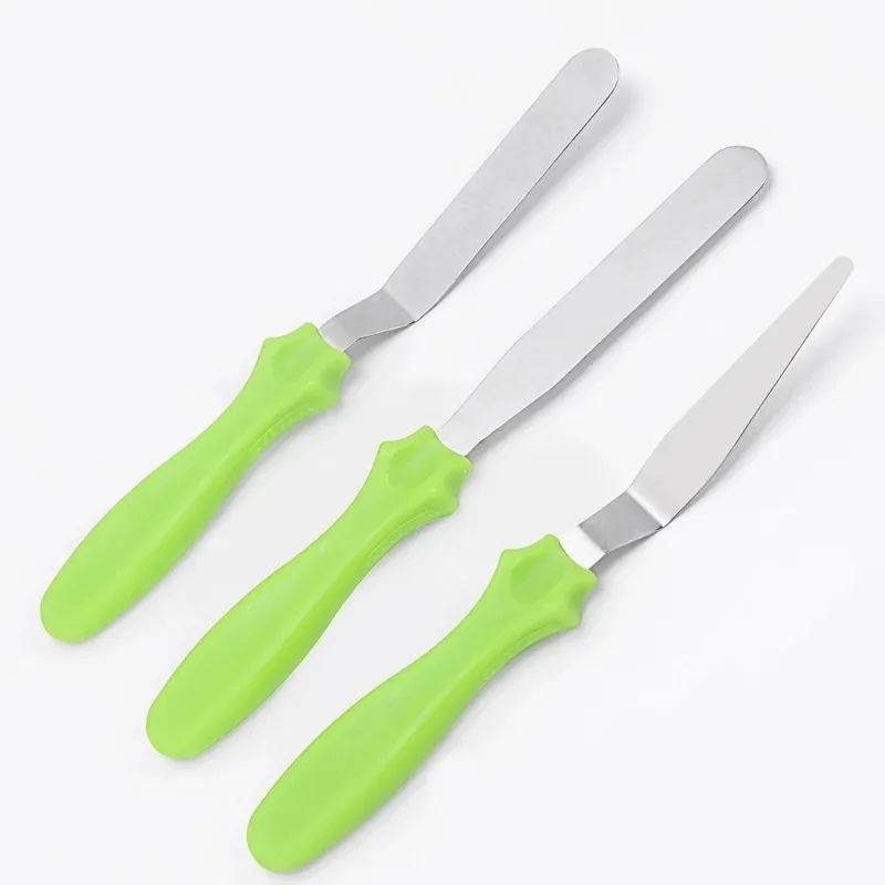 3 Pcs Butter Spreader Knife Set Stainless Steel Bread Cheese Jam Spreading Knives Ergonomic Handle Kitchen Tool Set