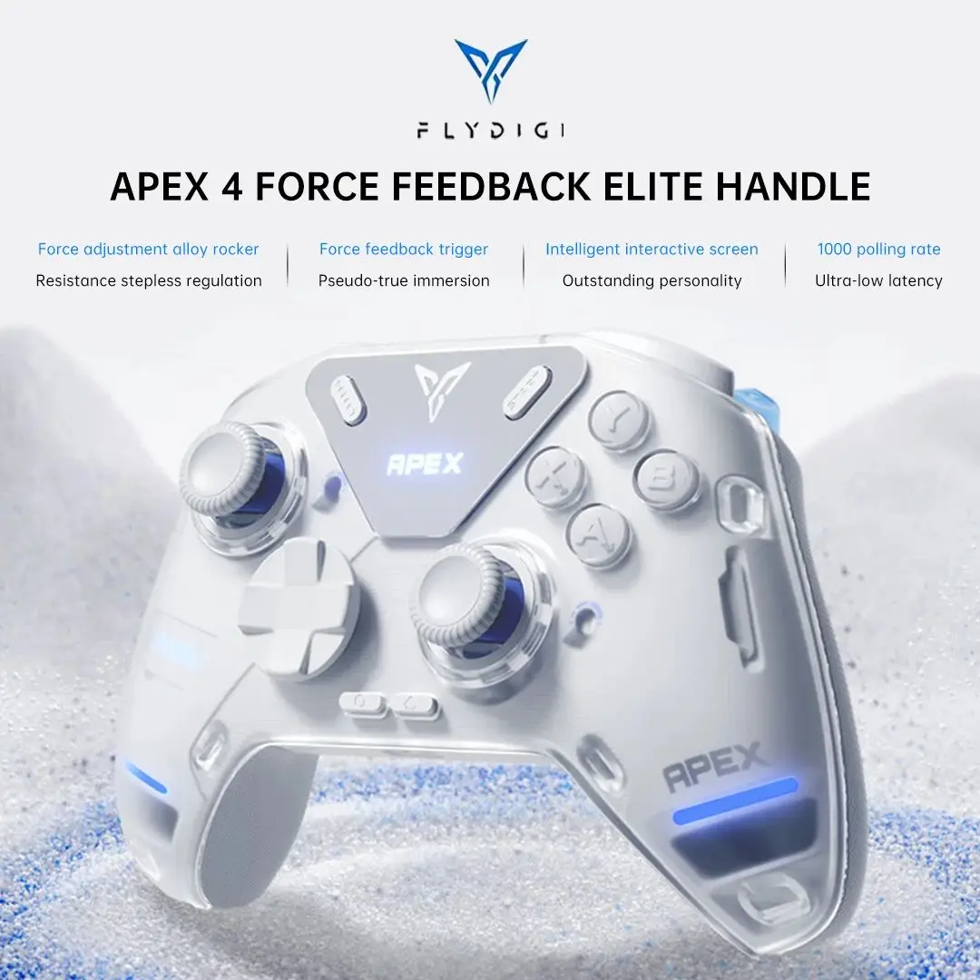 Flydigi APEX 4 Bluetooth Wireless Gamepad,Force Feedback Trigger Immersive Vibration,Game Controller For PC NS TV Mobile Games