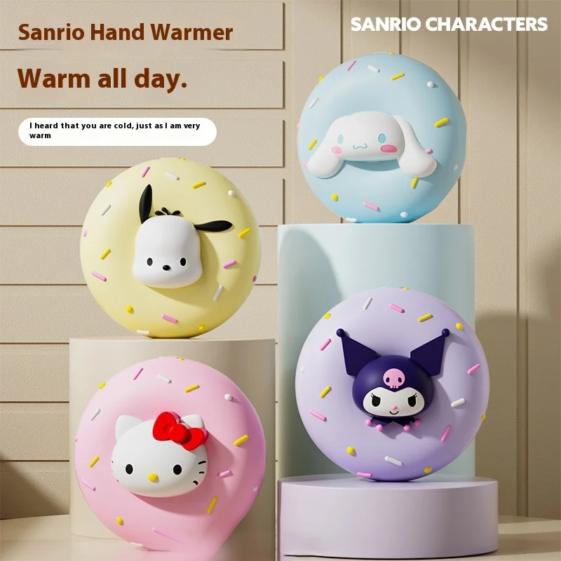 Sanrio Kuromi Pacha Dog Warm Hand Treasure Rechargeable Portable Cartoon Cute KT Warm Treasure Girl Children'S Christmas Gift