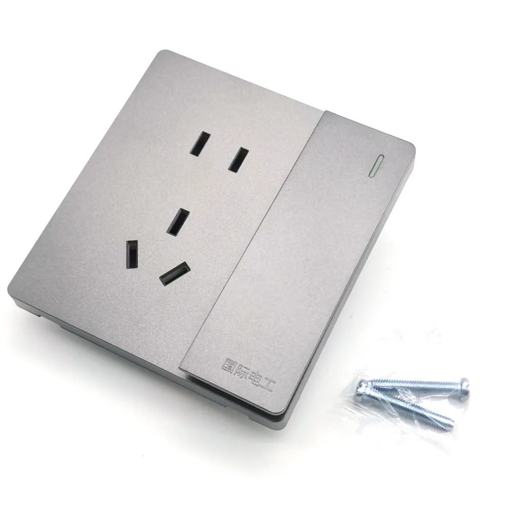Single Power Socket Touch Switch Usb Wall Sockets Double Sockets Triple Wall Sockets Quadruple Glass Sockets Connector