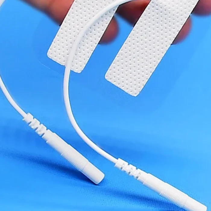 

2Pcs Non-woven Self Adhesive Replacement Electrode Pad For Tens EMS Digital Therapy Machine Massager Nerve Stimulator
