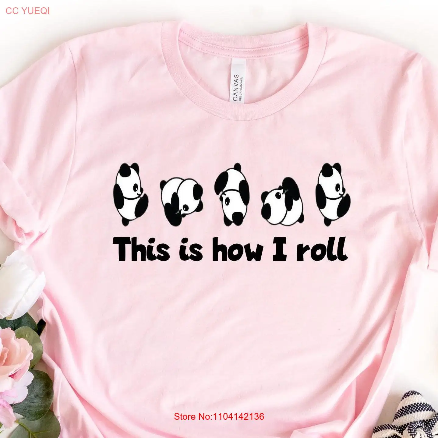 Esto es como rollo camiseta Panda Lover Love para su amigo Animal divertido mangas largas o cortas