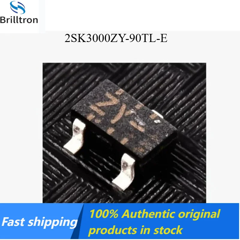

5/10PCS 2SK3000ZY-90TL-E, silkscreened ZY SOT-23 MOSFET, N-channel, 40V 1A, brand new and original fast shipping