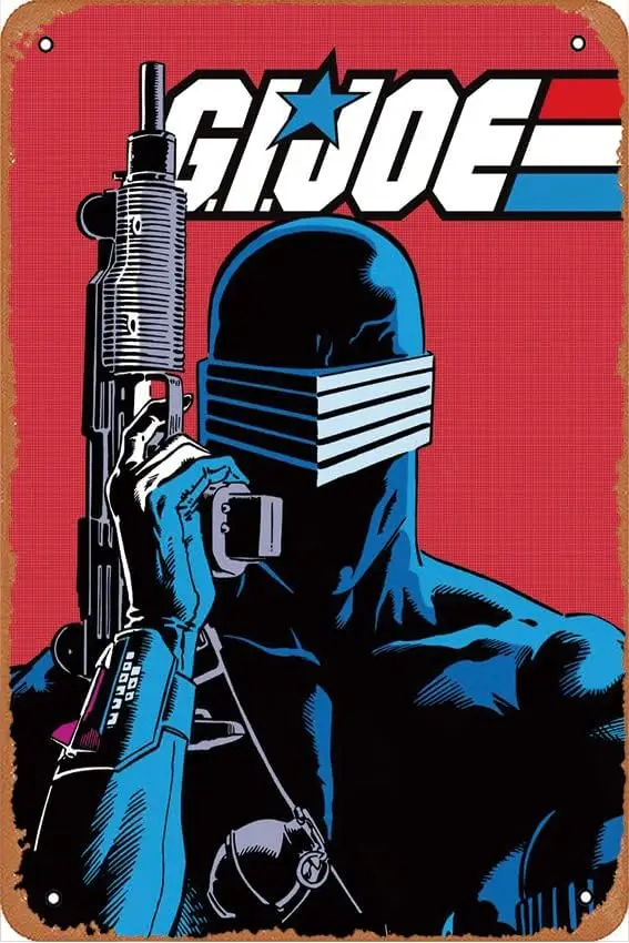 G.I. Joe Various Poster Metal Tin Sign Retro Poster Vintage Looking Reproduction Metal Sign 8