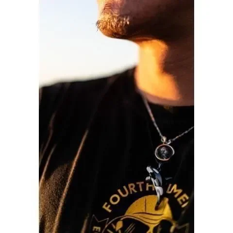 2026 New Orca Ocean Original Design ORCA Necklace Pendant Enamel Texture Diving