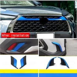 For Toyota Corolla Cross XG10 Hybrid 2021 2022 2023 Exterior Accessories Fog Lights Lamps Eyelid Eyebrow Strip Cover Trim