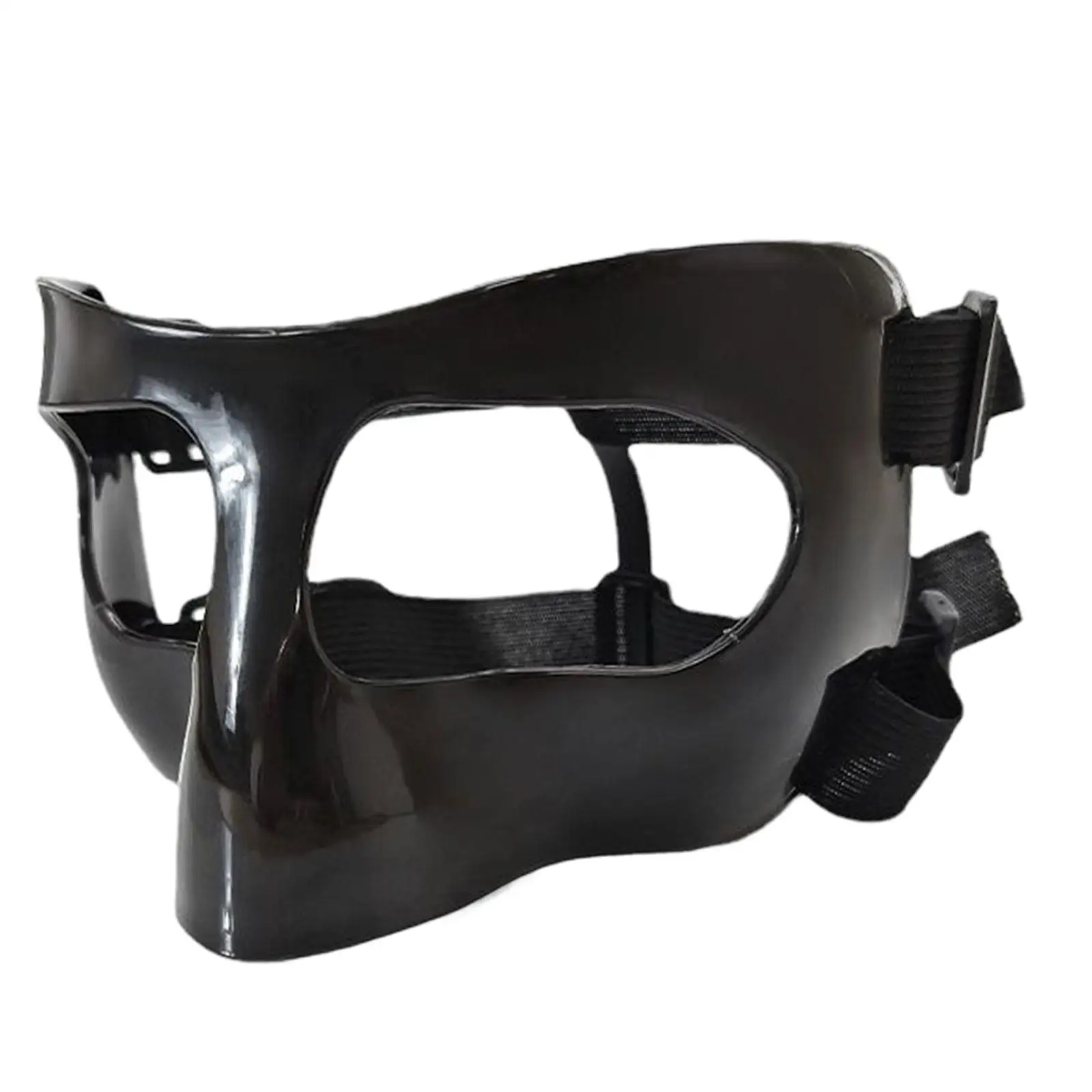 หน้ากากบาสเก็ตบอล Face Guard สําหรับกีฬาจมูกหักหน้ากากปรับสายรัด