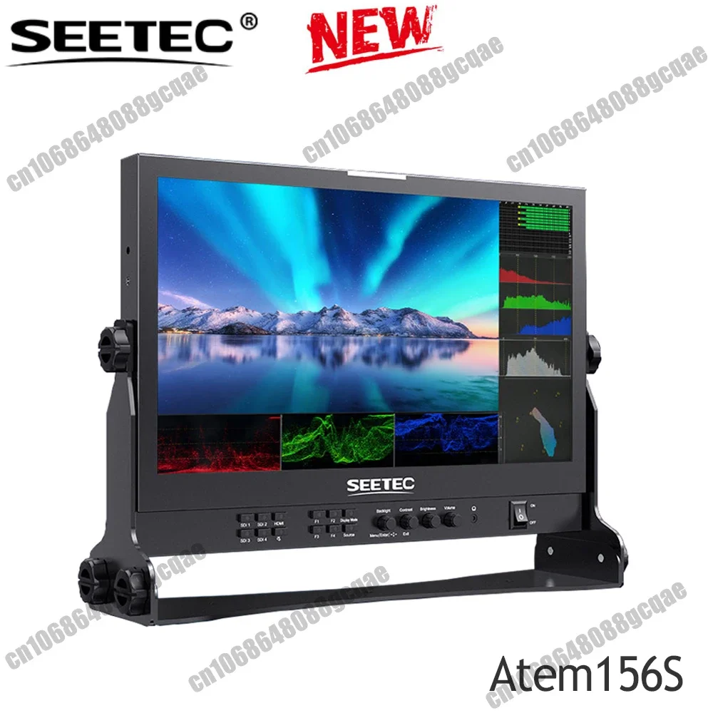 

SEETEC ATEM156S 15.6 Inch Live Streaming Broadcast Director Monitor Quad Split Display 4 3G-SDI HDMI Input Output for ATEM Mini