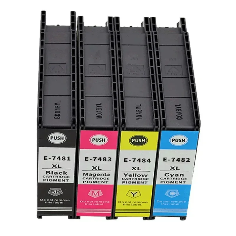 T748 748XL T748XL 748XXL Cartucho Compatible Ink Cartridge for Epson WF6090 WF-6530 WF 6950 WF-8590 Printer