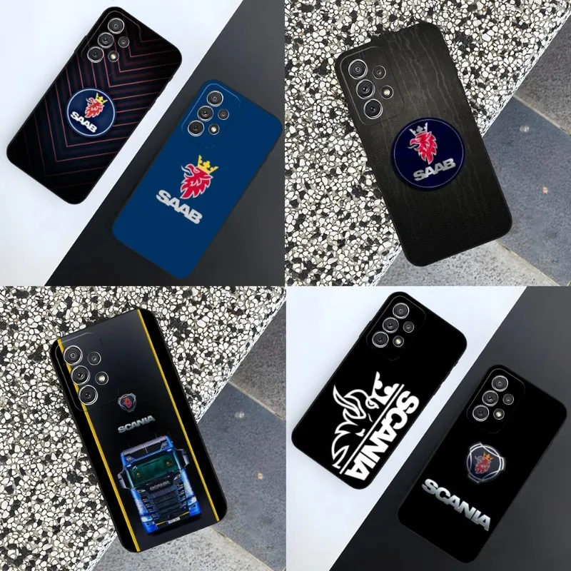 Scanias Saabs Truck Phone Case For Samsung A73 A14 A53 A52 A32 A54 A33 A13 A21 A34 A71 A31 A22 A50 A20 A40 A23