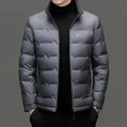 Men's Lightweight Winter Down Jacket 2025 New Style Warm Business High Quality Thick Warm Casual Jackets