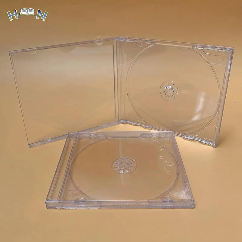 1PCS ReadStar Transparent Plastic Single Piece disc case CD case, thickened CD DVD disc box, Disc box