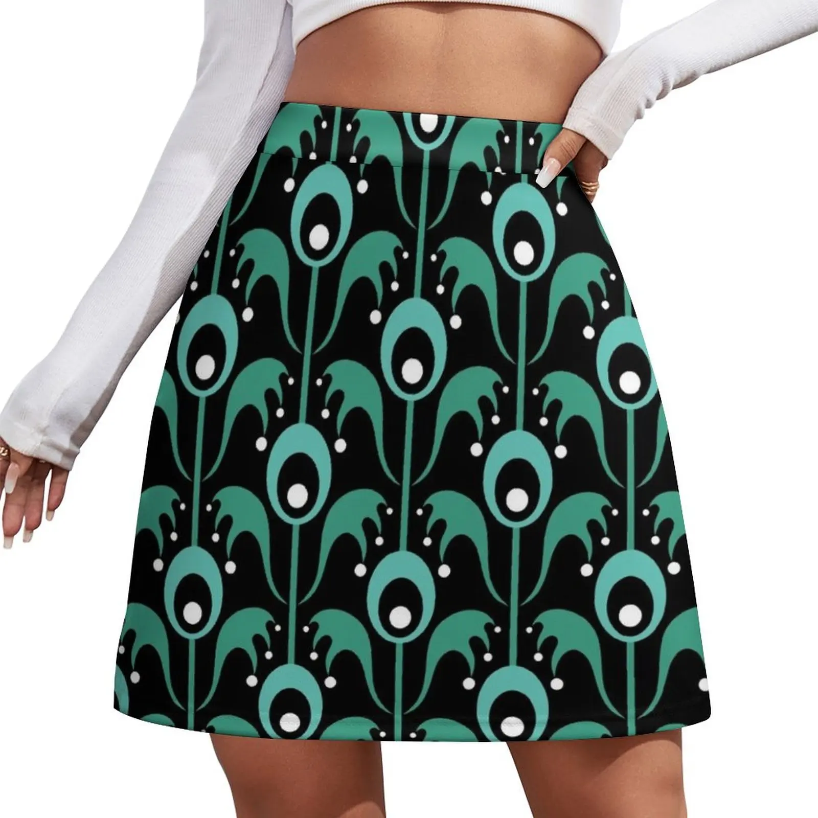 

Batty Flora Night Garden Mini Skirt Short skirts extreme mini dress womans clothing