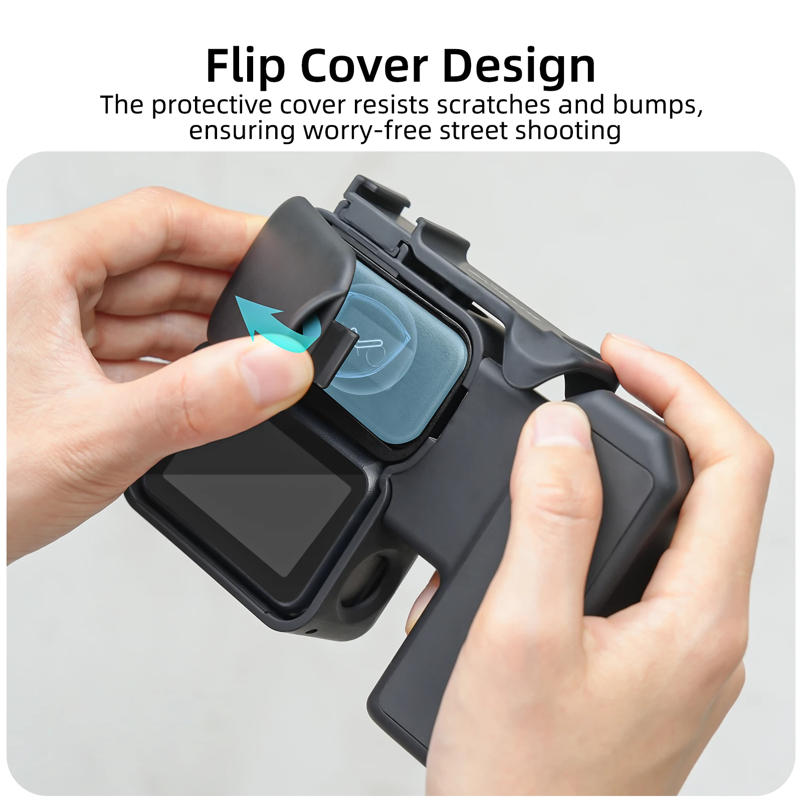 

For DJI Osmo Nano All-in-One Street Photography Grip Portable Shooting Bracket Holder Quick Release Grip Frame Handle Accessory