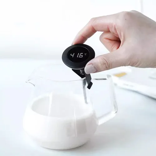 Timemore 디지털 작은 T LCD 디스플레이 온도 감지기, 커피 온도계, 라떼 아트 메이커 도구, 인스턴트 온도계