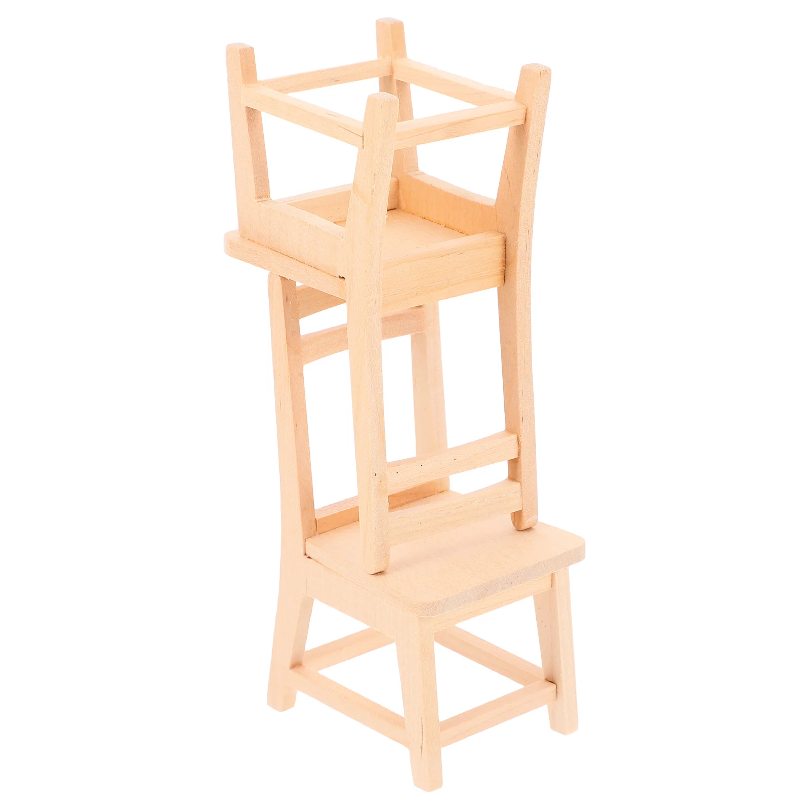 2-delige miniatuur houten stoelen beeldjes kleine meubelaccessoires schattig decoratief huis woonkamer benodigdheden nr