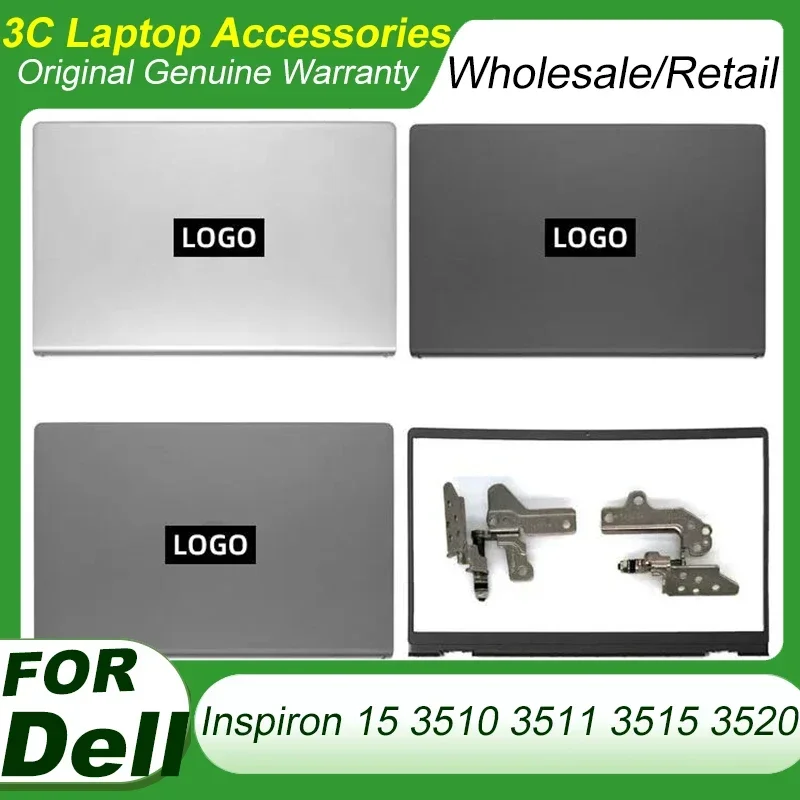 

New For DELL Inspiron 15 3510 3511 3515 3520 3521 3525 Laptop LCD Back Cover Lid 0T4MT1 DDM9D 0WPN8 Front Bezel 09WC73 Hinges