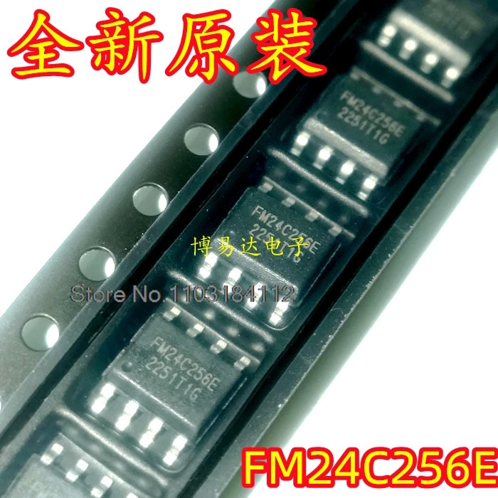10 PÇS/LOTE IC FM24C256E-SO-T-GSOP-8 EEPROM