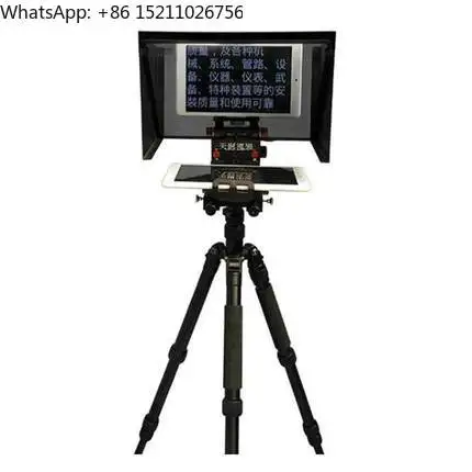 TYSTVideo TY-320 teleprompter portátil de 10 pulgadas para tableta iPad entrevista al aire libre habla DSLR cámara Prompter lector accesorio