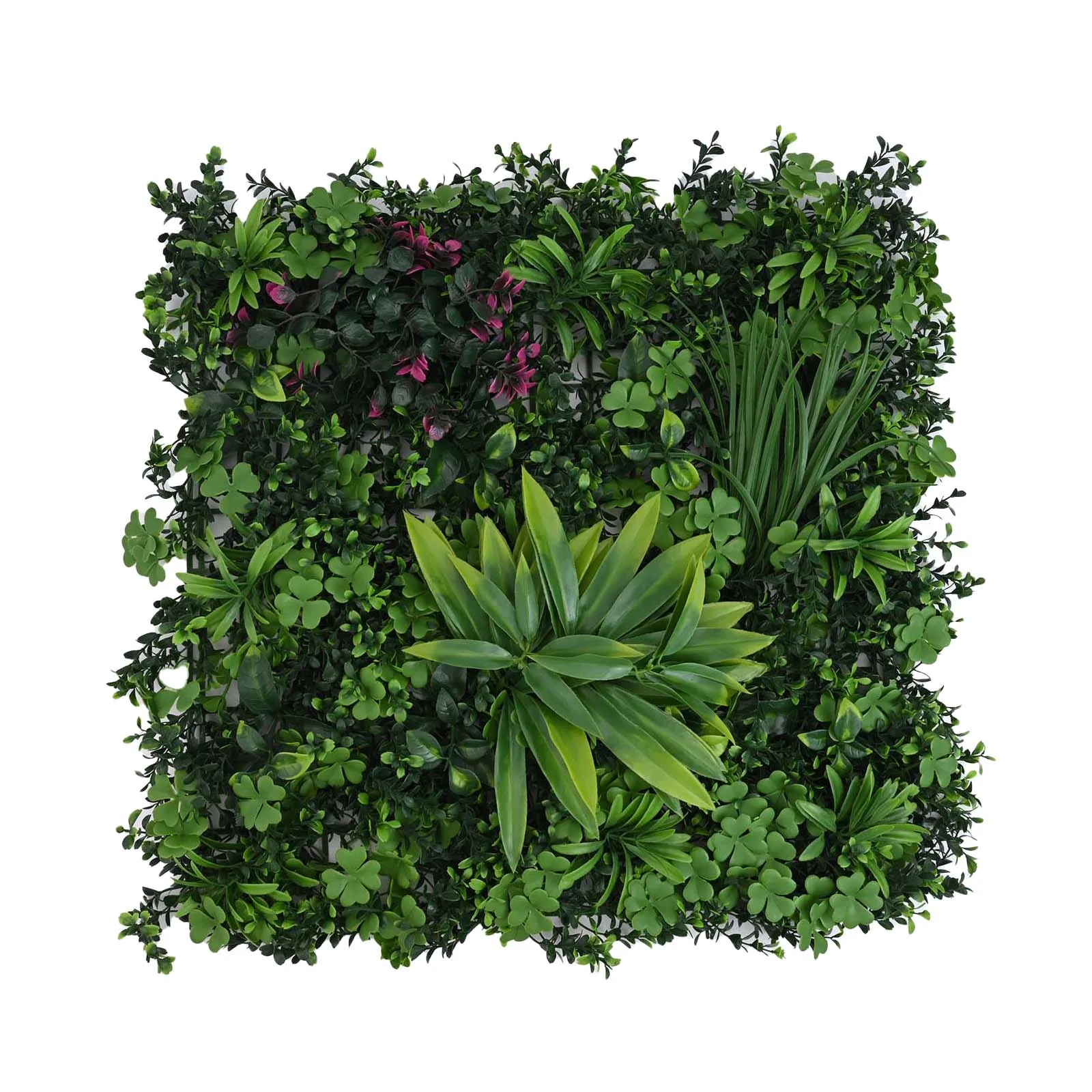

Стеновые панели с искусственными растениями и цветами для внутреннего и наружного сада, устойчивая к ультрафиолетовому излучению зелень для декора с низким содержанием технического обслуживания