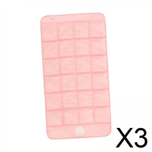 Classroom Pocket Chart Multi Pocket Organizer Clear PVC Storage Holder for Cell Phones Calculators and Sundries