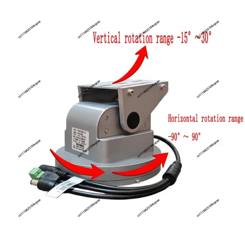 Auto-Tracking PTZ Camera Mount Dual-Axis Rotation RS485 Control for Security Surveillance Systems