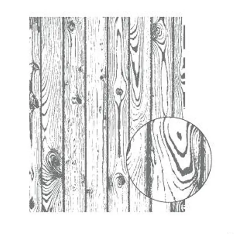 

X6HC деревянное зерно силиконовое прозрачное уплотнение штамп DIY Скрапбукинг тиснение фотоальбом декор