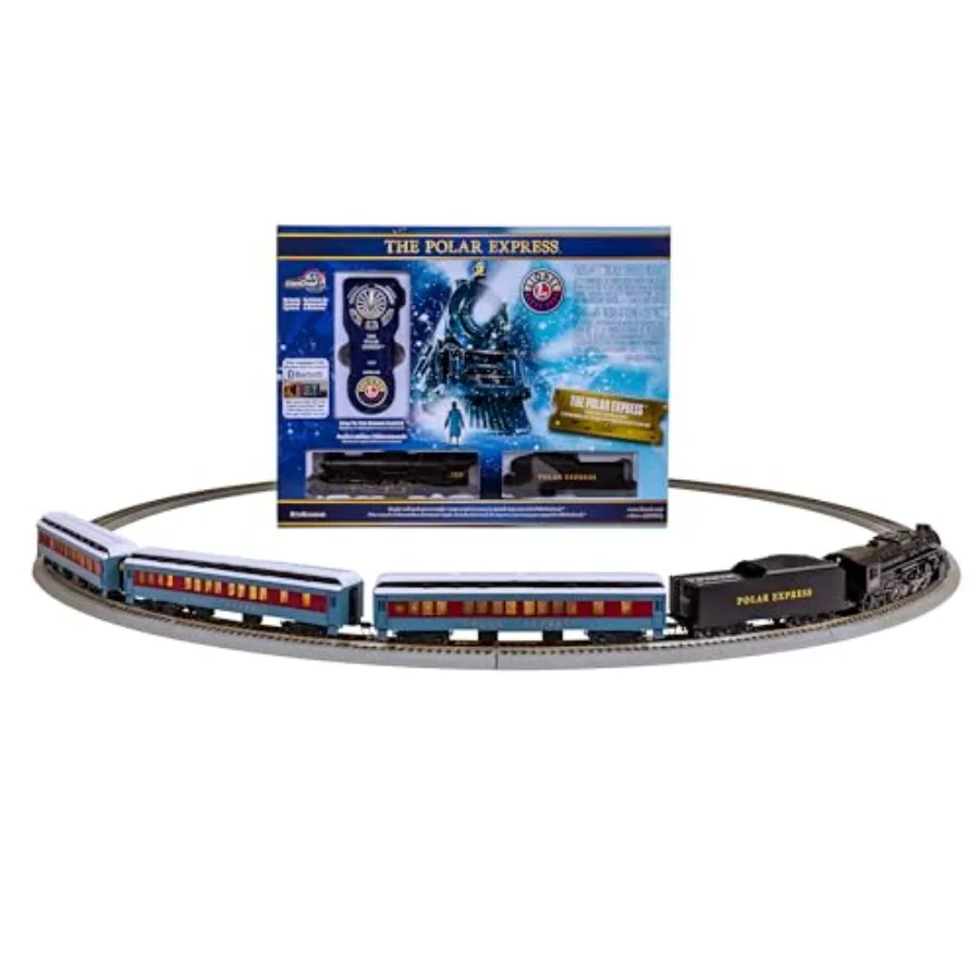 

Комплект The Polar Express LionChief 2-8-4 с возможностью Bluetooth, комплект модели поезда HO Gauge с пультом дистанционного управления