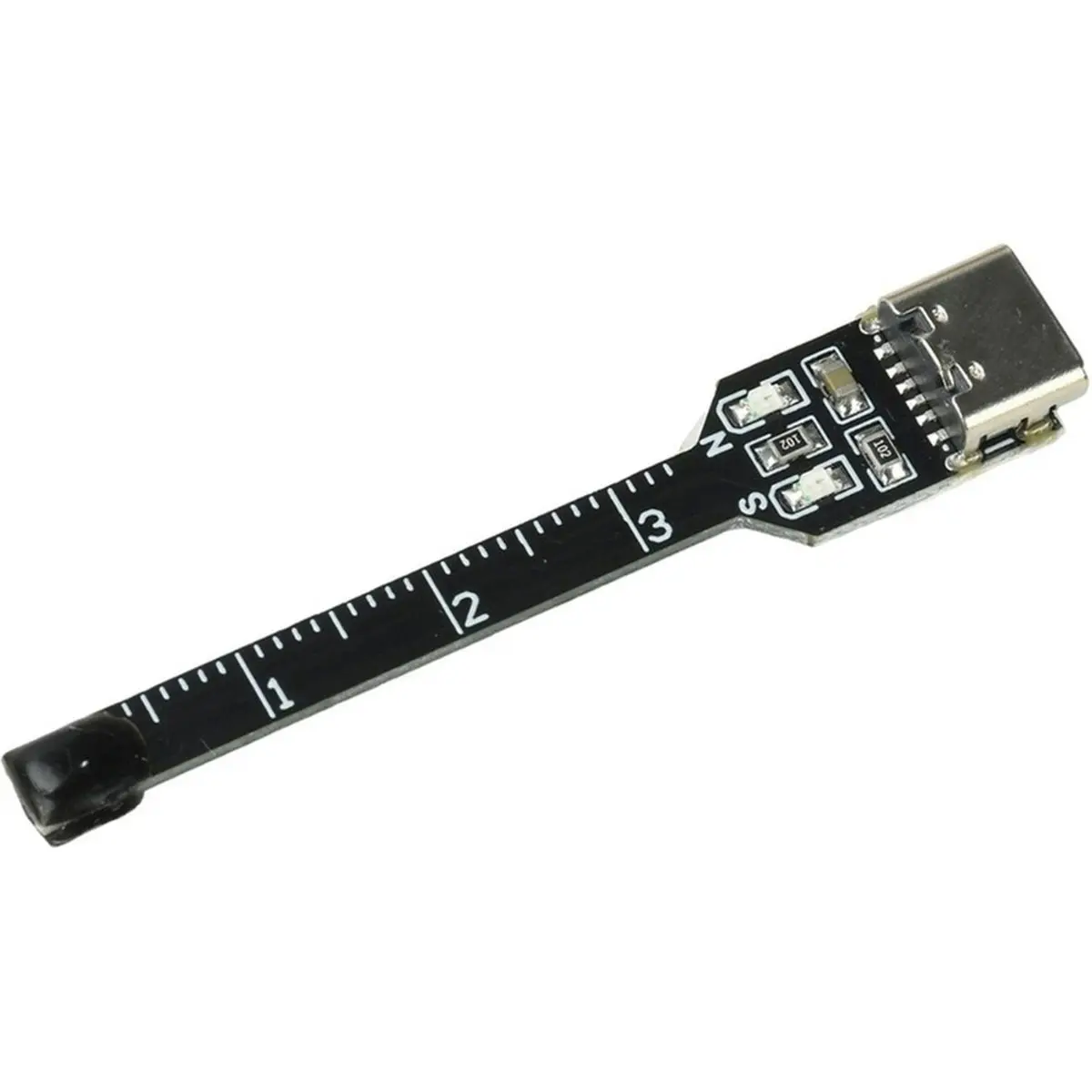 DC 5V 5mT Magnetic Pole Detector Tester Hall Sensor Module Red Green LED Display N S Pole Identifier Magnetic Test Tool