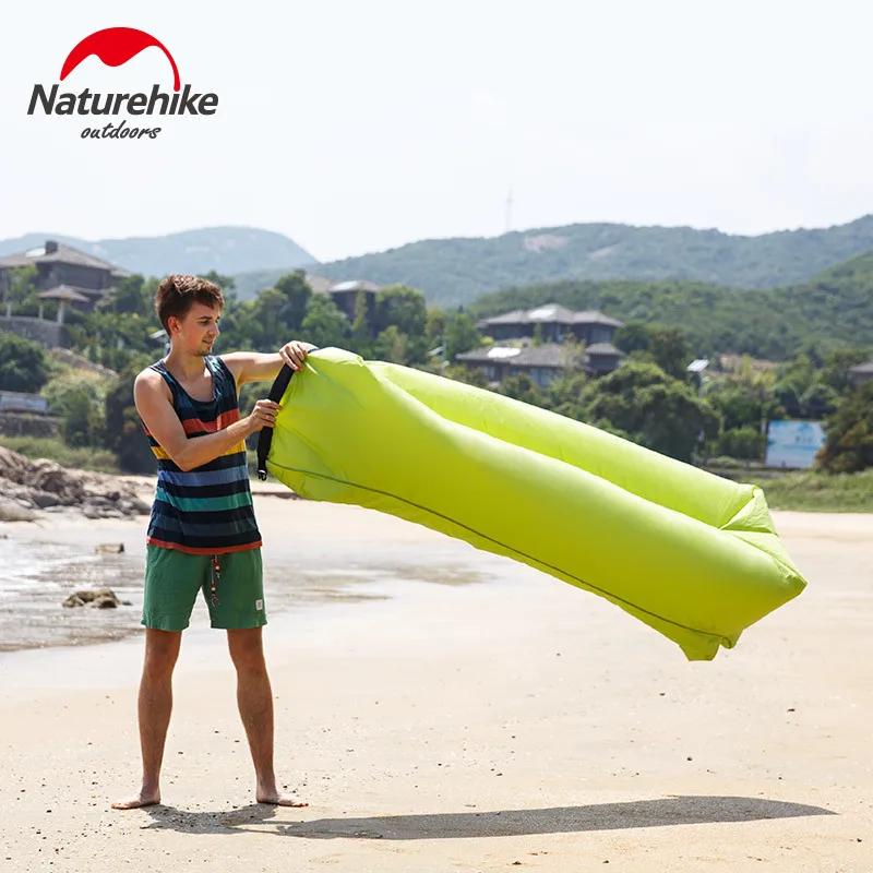 Naturehike Double Pillow Lazy Inflatable Sofa, Super Foot Bowl Spectators & Super Sunday Party Goods