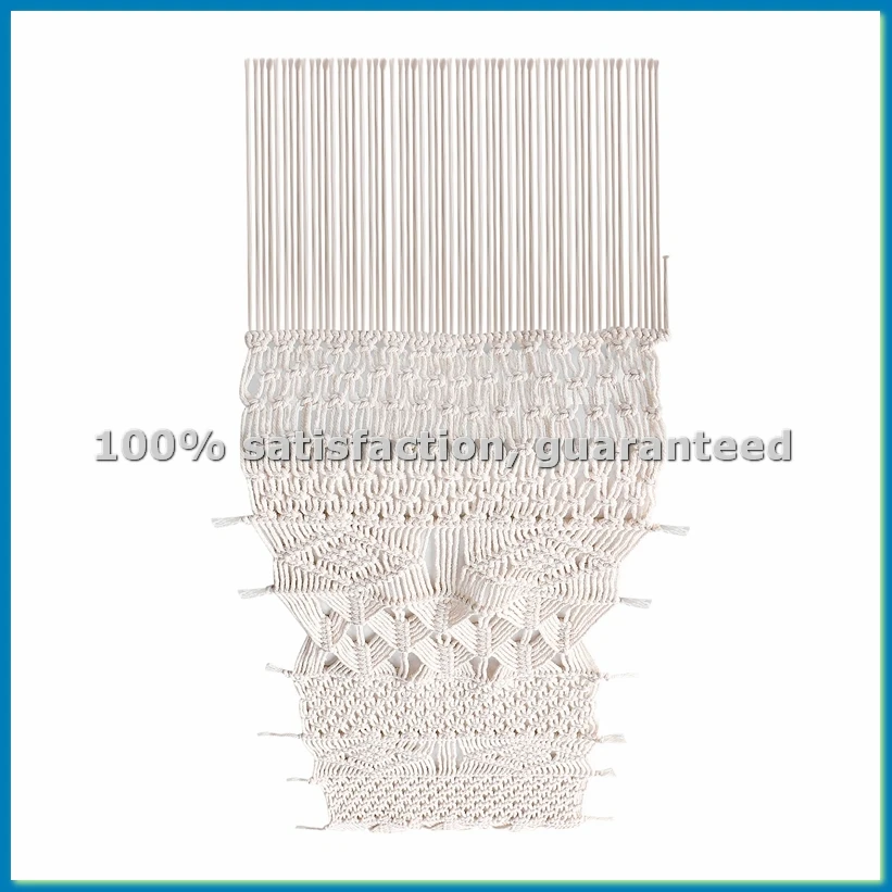 

Макраме-дорожка на стол, декор для свадебного стола в стиле бохо, винтажные украшения ручной работы в стиле фермерского дома и бохо для столовой - ABRM