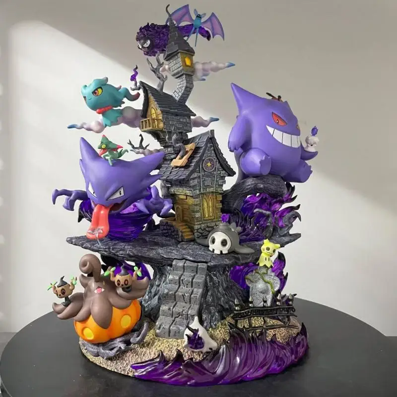 

31cm Pet Elf Gk Ghost Family Haunter Mystery Mini Q Dream Demon Scene Ornament Anime Characters Handmade Model Kid Birthday Gift