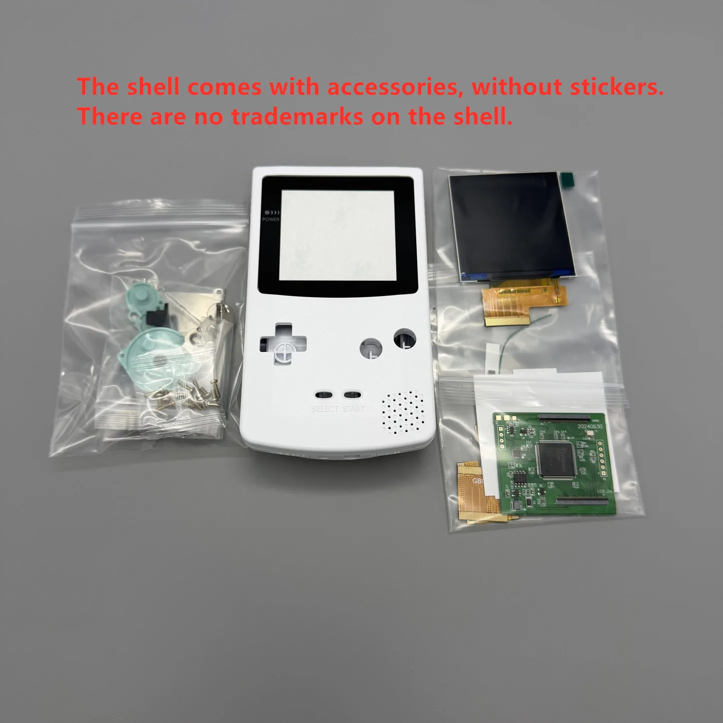 2.6 インチ GBC IPS LCD とゲームボーイ カラー用の新しいシェル