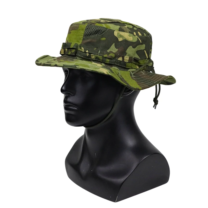 2026 Neue Tarnmütze für Taktik-Enthusiasten mit quadratischer Tasche, Outdoor-Bucket-Hut, Benny-Hut, Multicam, Angeln, Wandern, Outdoor-Sonnenhut – Detail 15