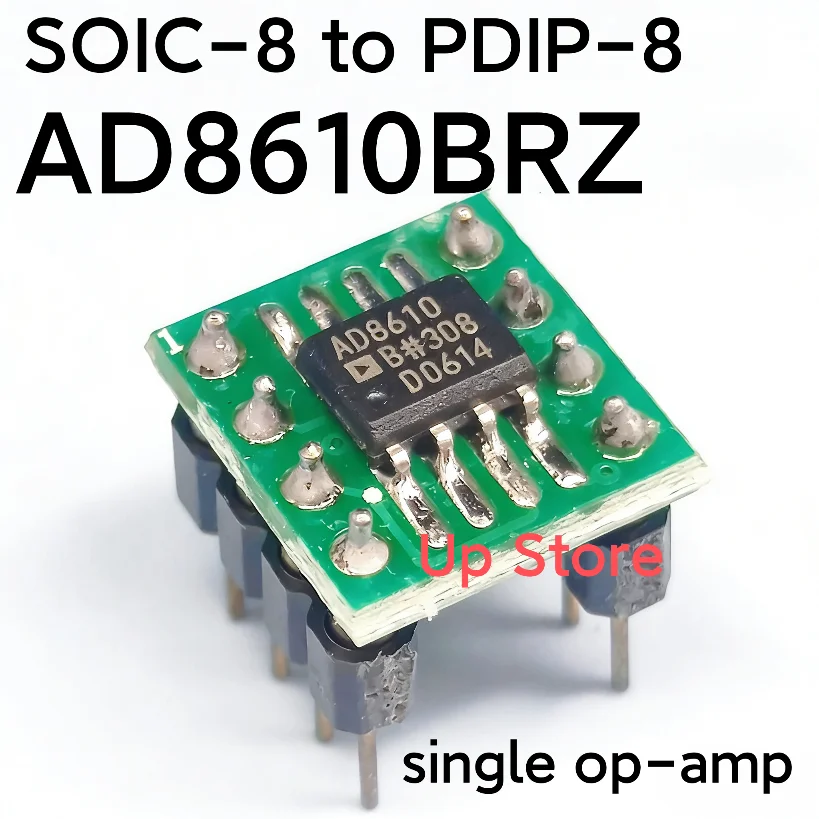 AD8610BRZ  AD8610  Surface mount conversion to direct insertion，SOIC to PDIP-8,Single Op-Amp