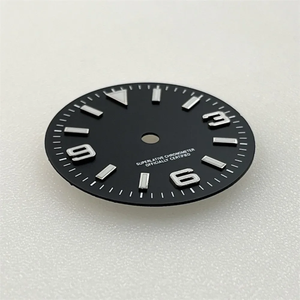 NH35 Dial GBW9 Luminous Watch Dial Logbook Surface Probe 28.5mm 31mm Watch Faces for NH35A/4R35/NH34/NH36 Movement Accessories