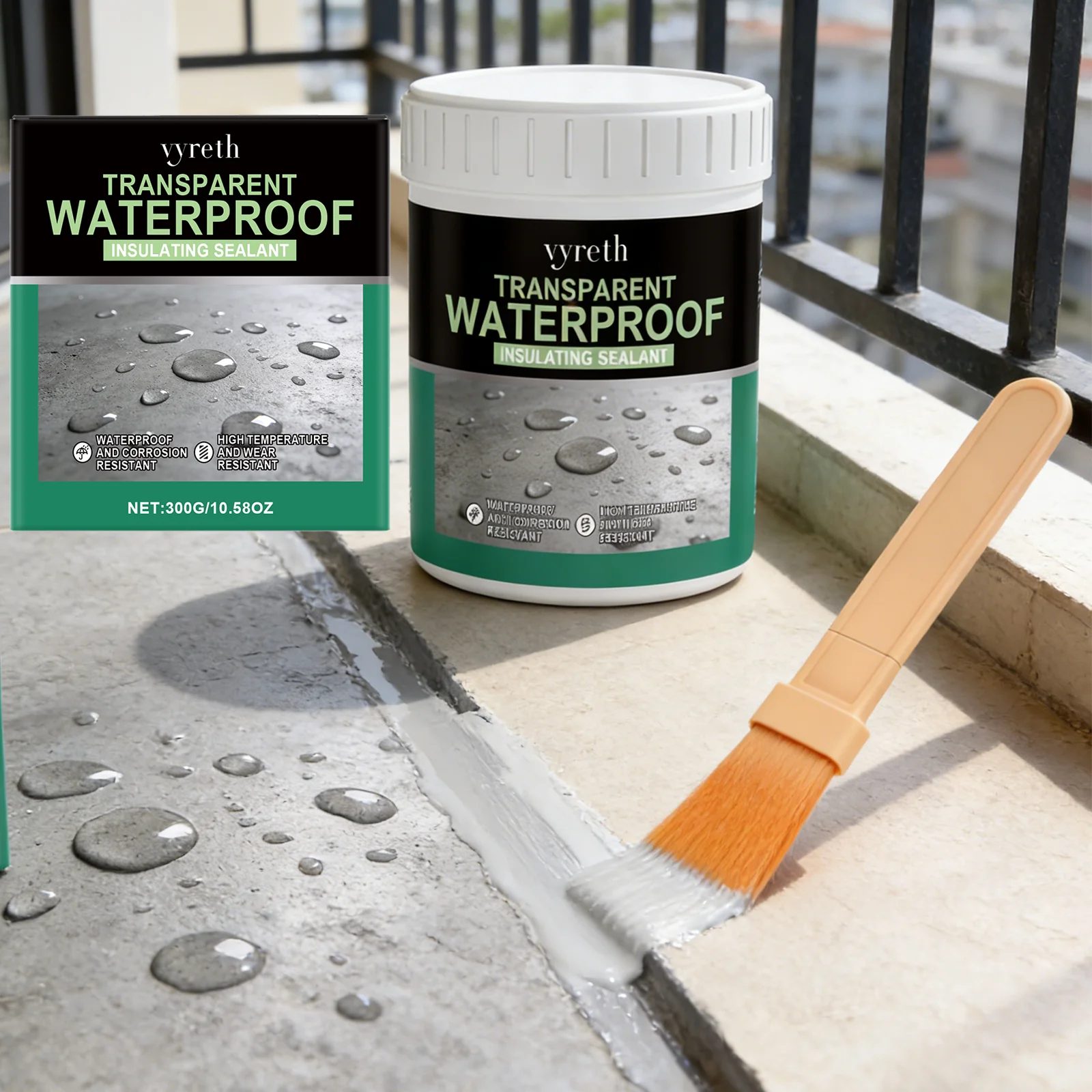 Clear Waterproofing Agent Invisible Sealant Transparent Coating Home Maintenance Anti Leakage Glue Surface Care DIY Repair 300g