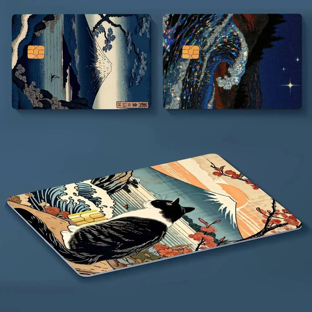 Fashion  U-Ukiyo Bank Debit Decorative Protection Bus Subway Credit Card Stickers