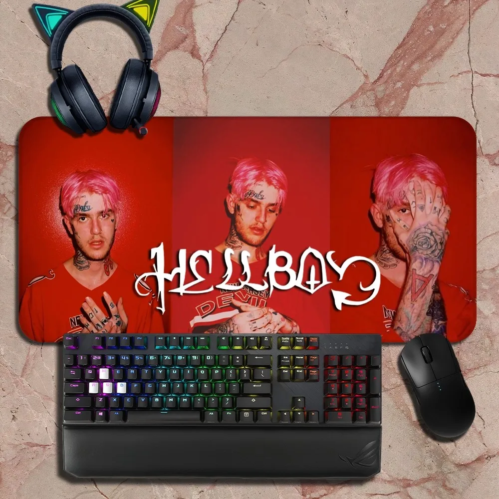 

l-lil p-peep rapper mousepad Non-slip Lockedge Office Student Gaming Thickened Large Writing Pad Cushion
