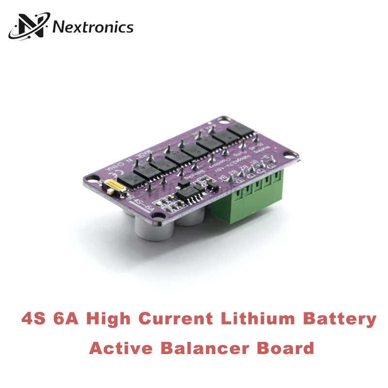 1PCS 4S 6A Active Balancer Board LiFePO4 Lithium Battery Equalizer Energy Transfer Capacitor Balance Module view 6