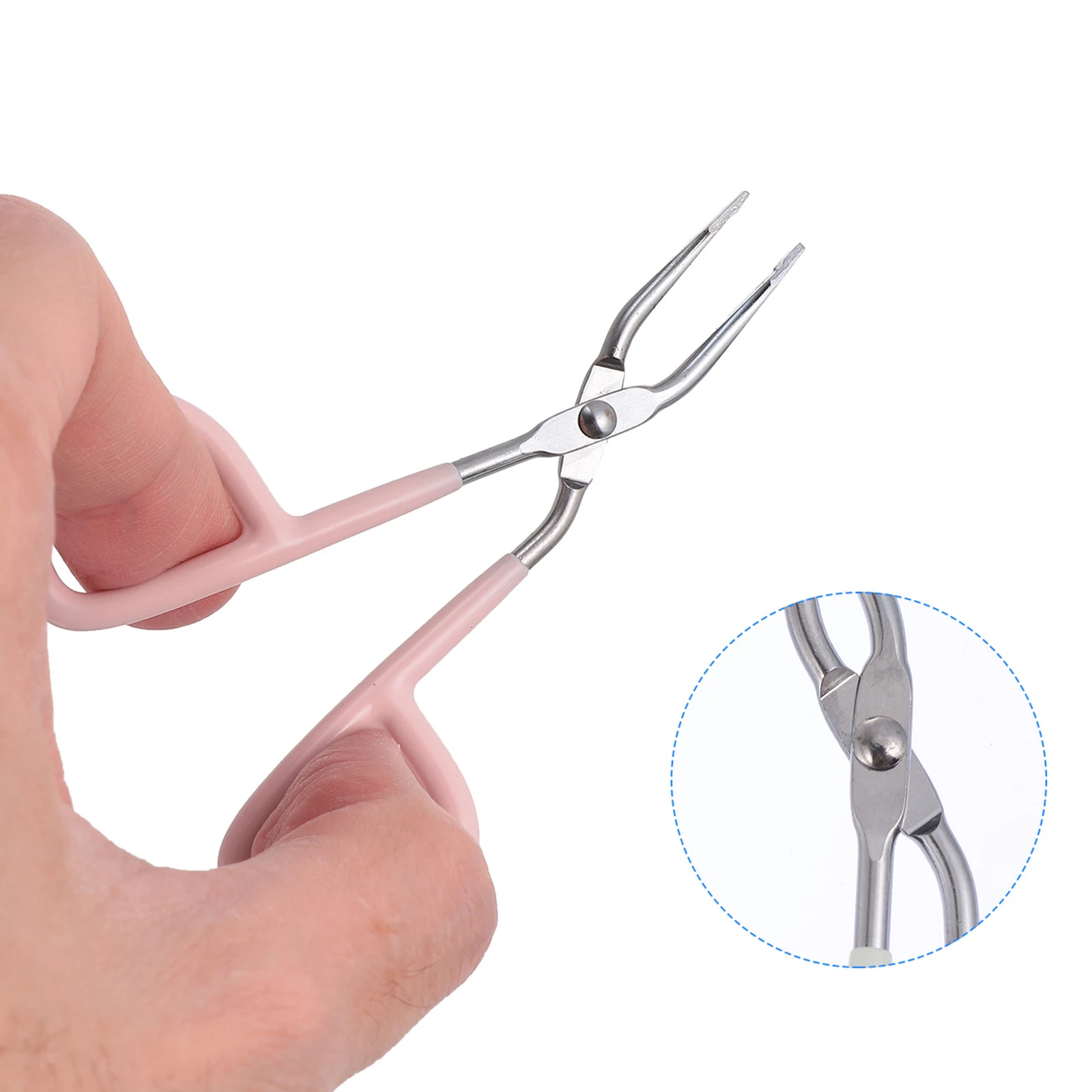 

6pcs Scissors Shaped Eyebrow Tweezers Stainless Steel Flat Tip Mixed Color Eyebrow Makeup Tool Professional Use