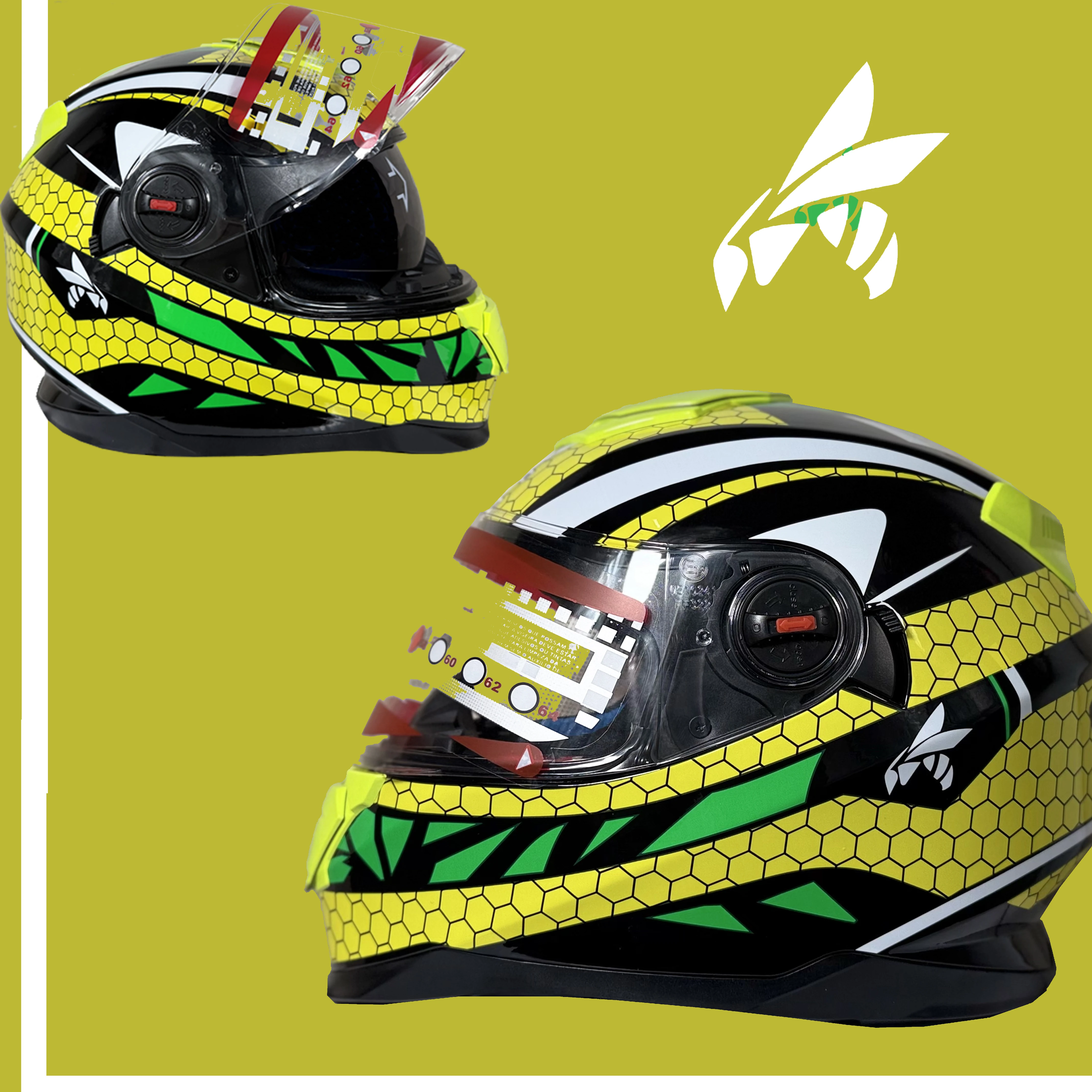 

MRC DOT мотоциклетный шлем полный шлем для езды на открытом воздухе CASCO мотоциклетный конденсаторный шлем для всех сезонов универсальный Wasp Graffiti