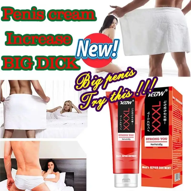 60ml Strong man penis cream Big Penis Enlargement gel Enlarge Penis Grow Thicker Stronger Big dicks Penis Enlargement cream