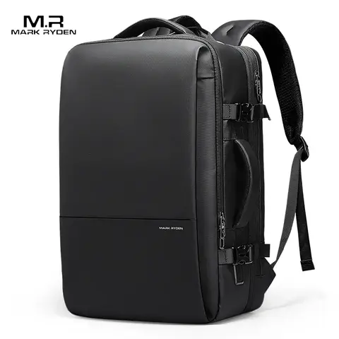 MARK RYDEN 45L Mochilas Masculinas Expansíveis Mochila de Viagem de Negócios Bolsas Femininas Bagpacks Duráveis para Homens Serve para Laptop de 17,3 polegadas