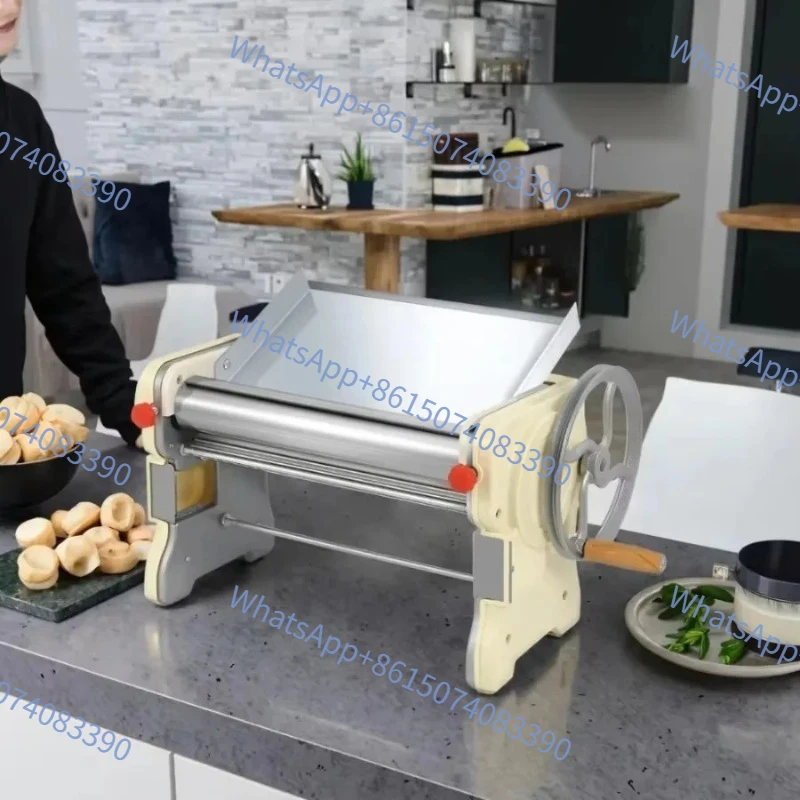 New ZM-350 Dough Roller & Dough Sheeter Machine, Pizza Pasta Pie Dough Flattening Machine for Home Restaurant Food Shop